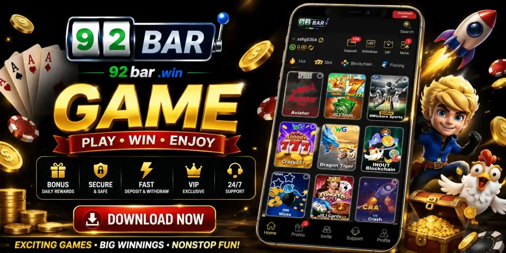 92Bar Game Download Official Earning App for Pakistan – 2026