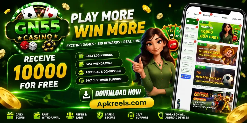 GN55 Game Download APK Trending Mobile Earning App 2026