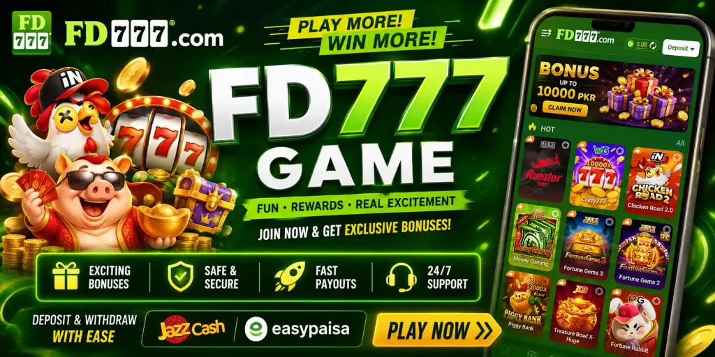 FD777 Game {Download Latest Earning APP} 4 Pakistani Users